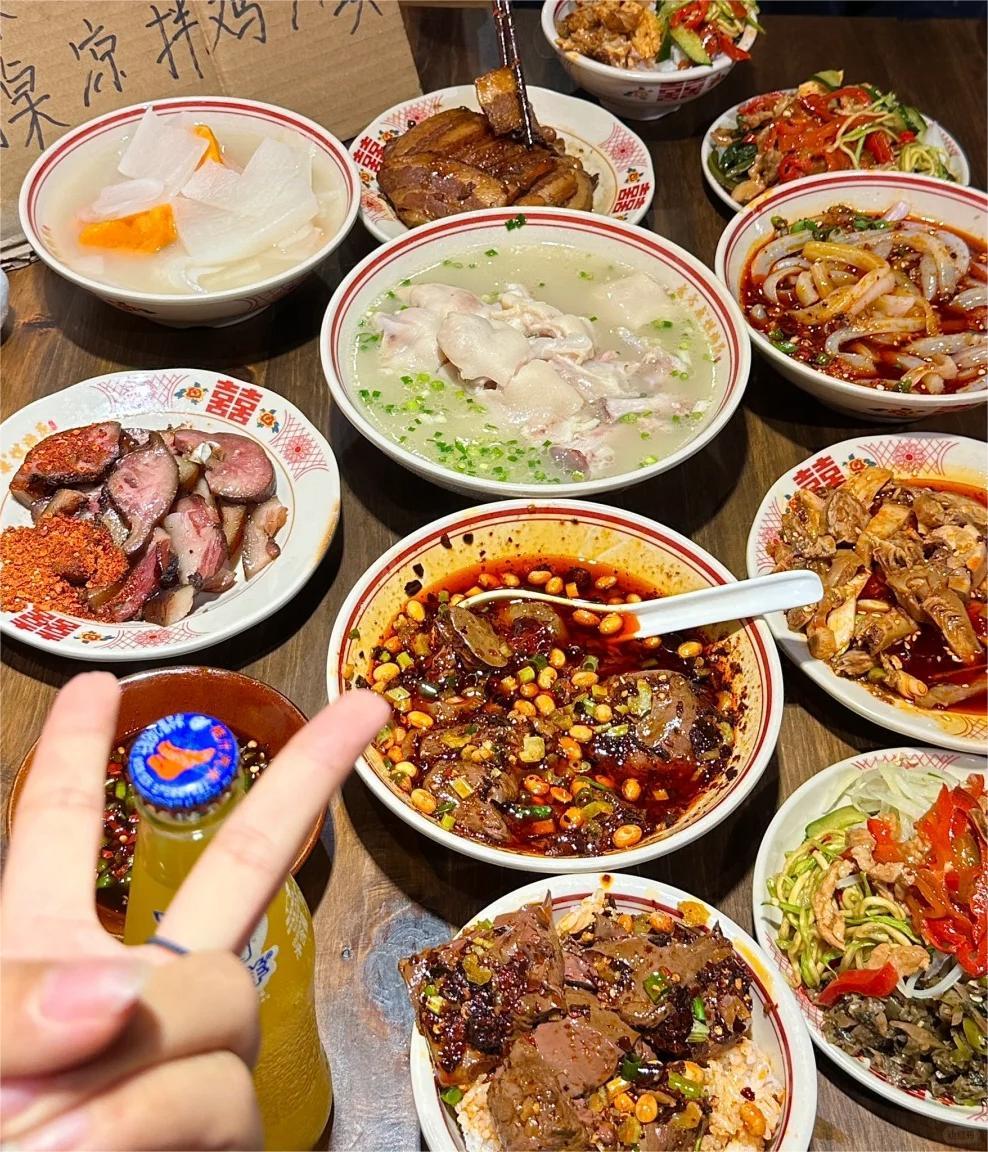 Sichuan cuisine in Jinli Ancient Street, Chengdu